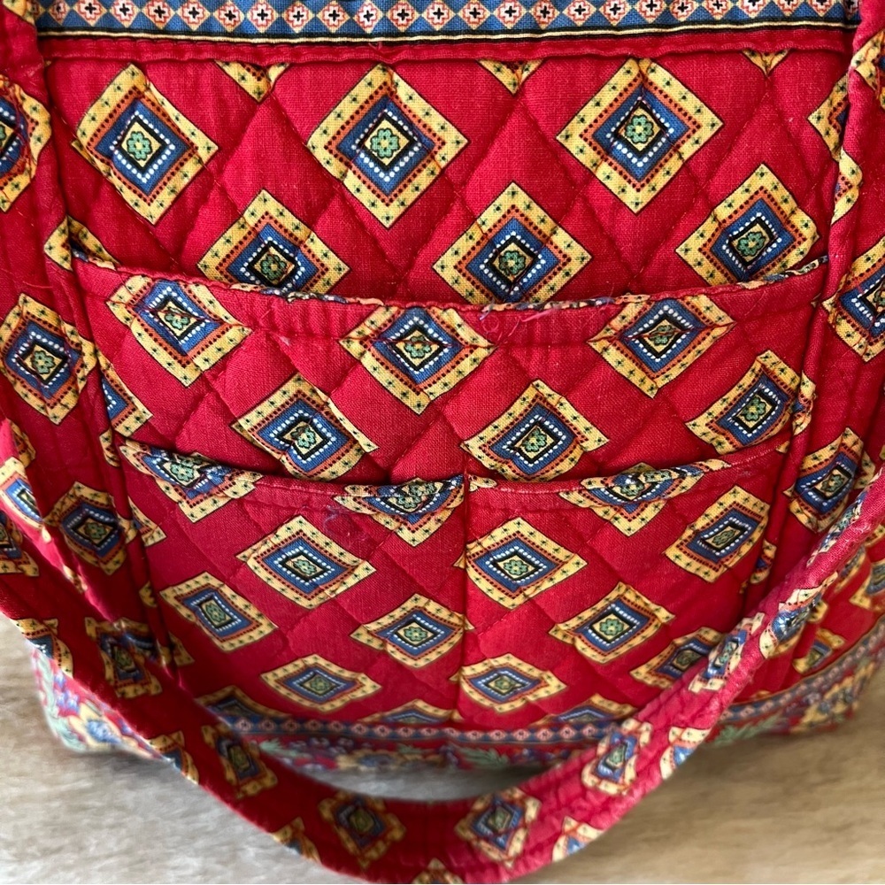 Vera Bradley Red Patterned Tote - image 2